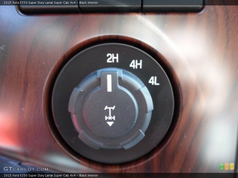 Black Interior Controls for the 2015 Ford F250 Super Duty Lariat Super Cab 4x4 #102245883