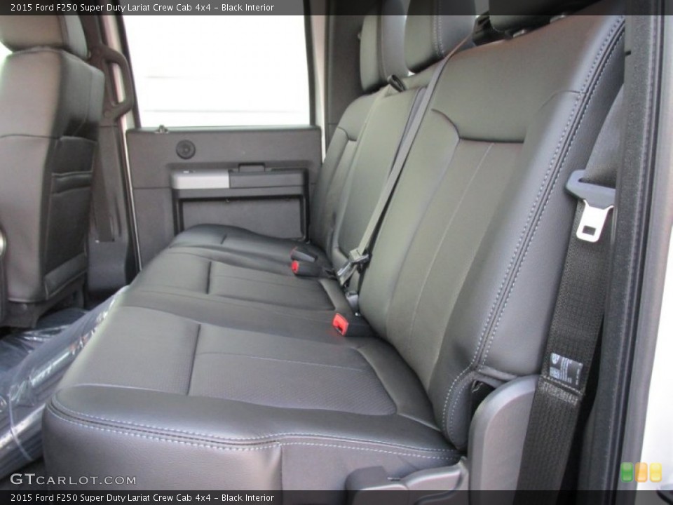 Black Interior Rear Seat for the 2015 Ford F250 Super Duty Lariat Crew Cab 4x4 #102247191
