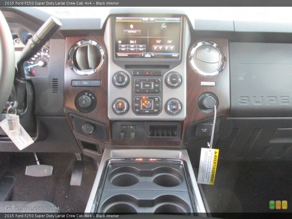 Black Interior Controls for the 2015 Ford F250 Super Duty Lariat Crew Cab 4x4 #102247395