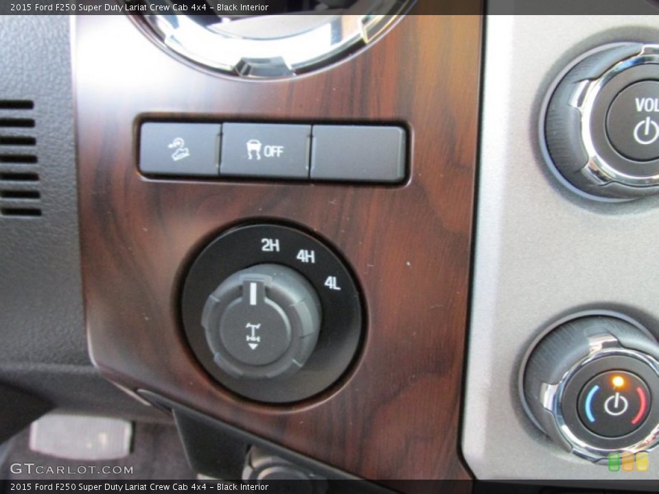 Black Interior Controls for the 2015 Ford F250 Super Duty Lariat Crew Cab 4x4 #102247491