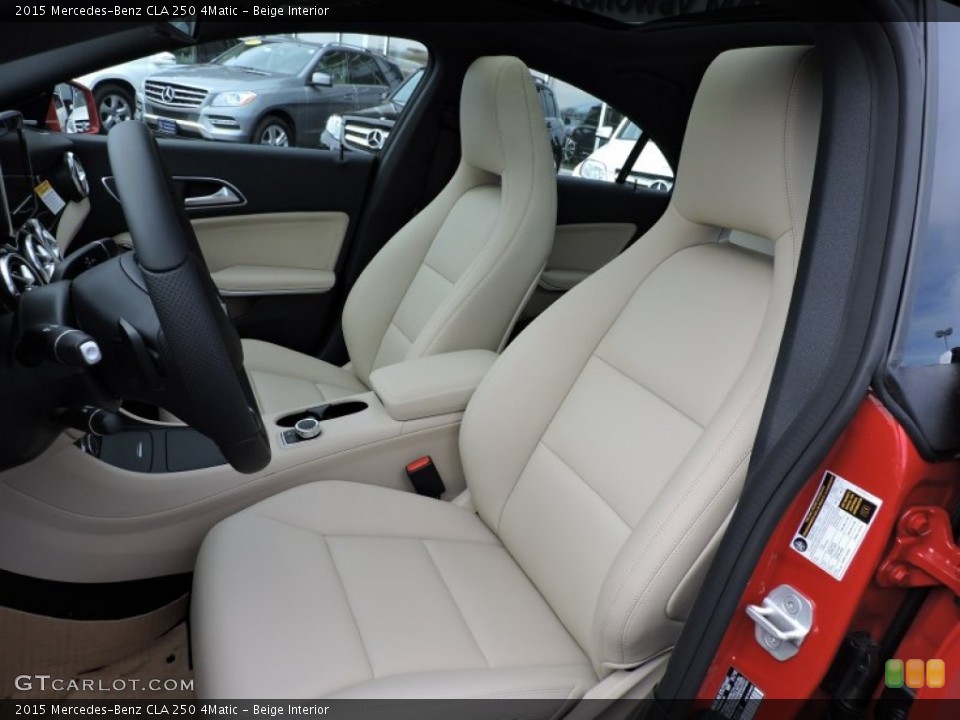 Beige Interior Front Seat for the 2015 Mercedes-Benz CLA 250 4Matic #102249021