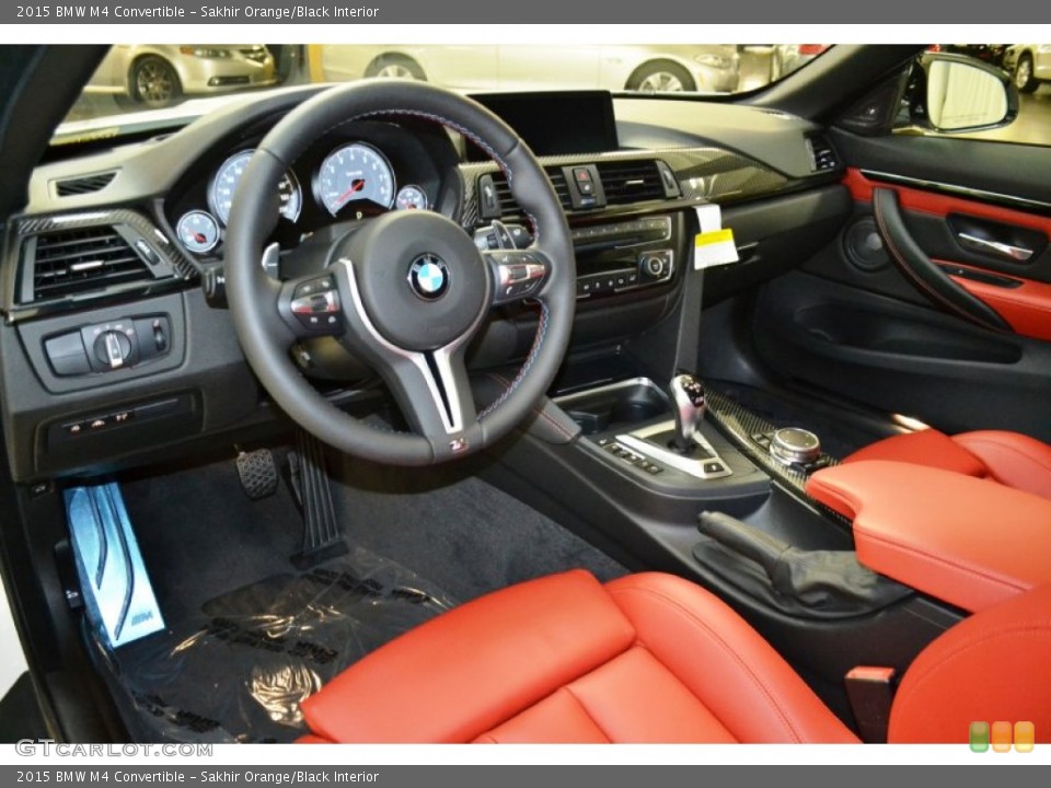 Sakhir Orange/Black Interior Photo for the 2015 BMW M4 Convertible #102250137