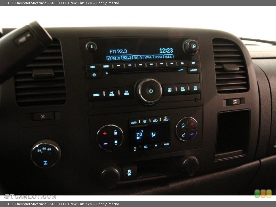 Ebony Interior Controls for the 2013 Chevrolet Silverado 2500HD LT Crew Cab 4x4 #102251931
