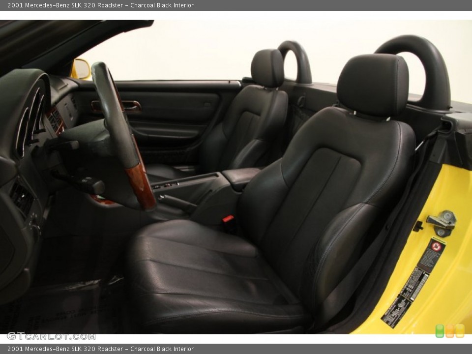 Charcoal Black Interior Front Seat for the 2001 Mercedes-Benz SLK 320 Roadster #102253245