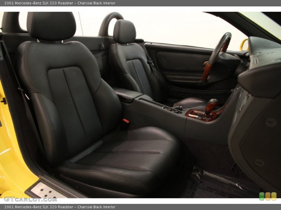 Charcoal Black Interior Front Seat for the 2001 Mercedes-Benz SLK 320 Roadster #102253377