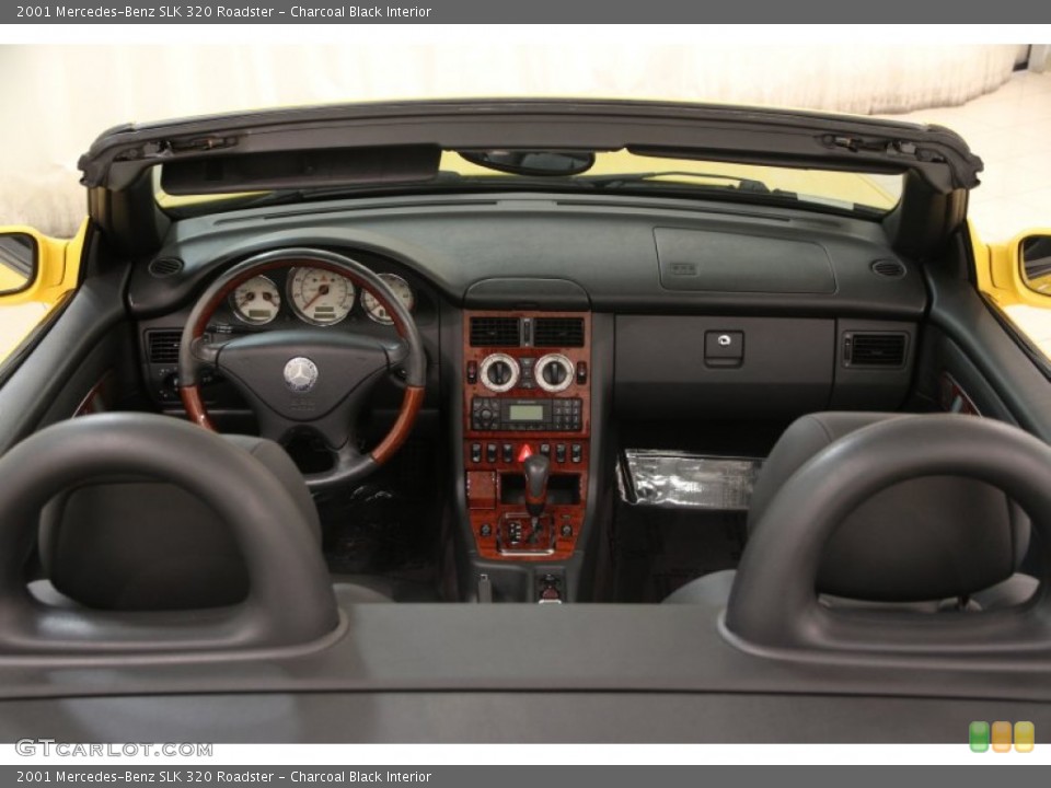 Charcoal Black Interior Dashboard for the 2001 Mercedes-Benz SLK 320 Roadster #102253401