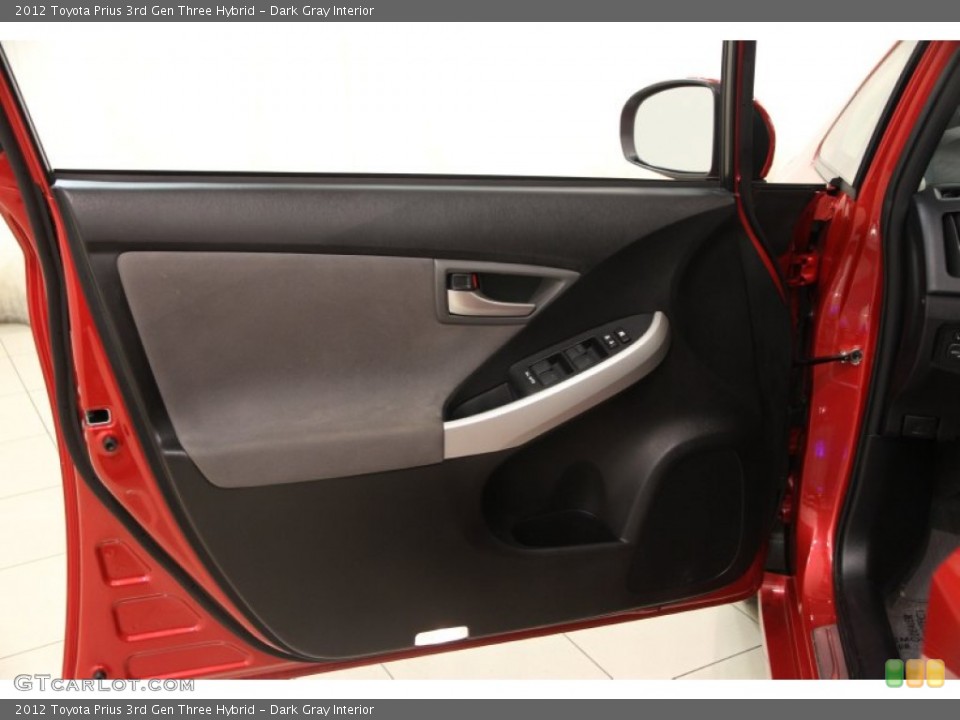Dark Gray Interior Door Panel for the 2012 Toyota Prius 3rd Gen Three Hybrid #102255591