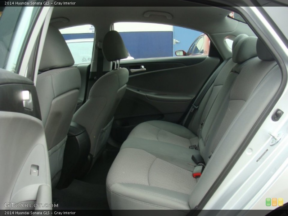 Gray Interior Rear Seat for the 2014 Hyundai Sonata GLS #102256517