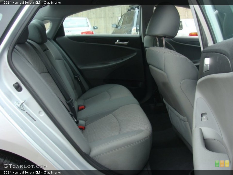 Gray Interior Rear Seat for the 2014 Hyundai Sonata GLS #102256584