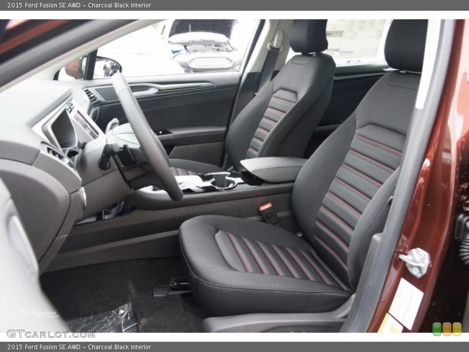 Charcoal Black Interior Photo for the 2015 Ford Fusion SE AWD #102257627
