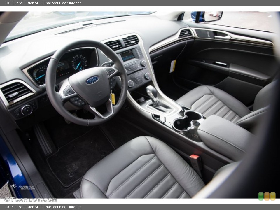 Charcoal Black Interior Prime Interior for the 2015 Ford Fusion SE #102257988