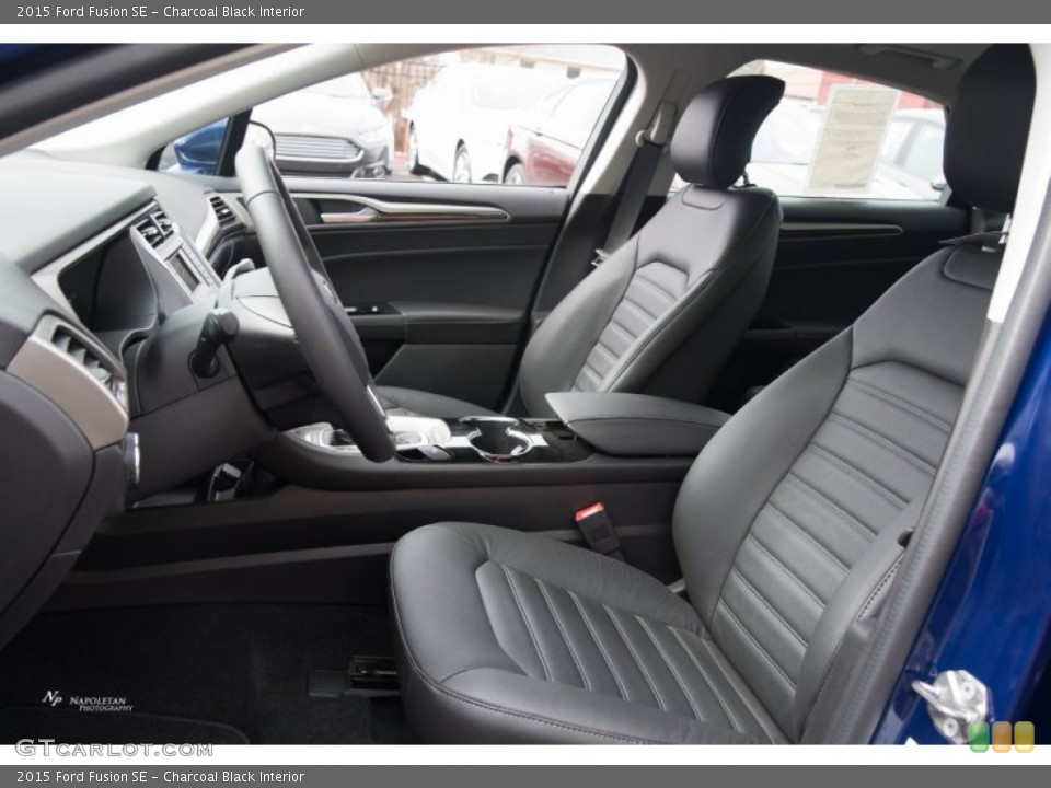 Charcoal Black Interior Front Seat for the 2015 Ford Fusion SE #102258009