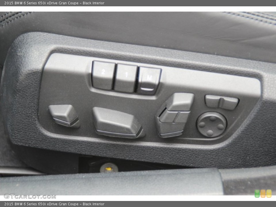 Black Interior Controls for the 2015 BMW 6 Series 650i xDrive Gran Coupe #102258816
