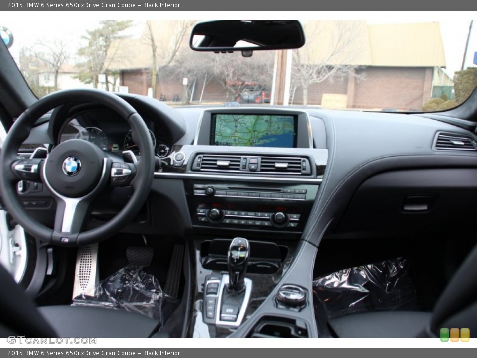 Black Interior Dashboard for the 2015 BMW 6 Series 650i xDrive Gran Coupe #102258867