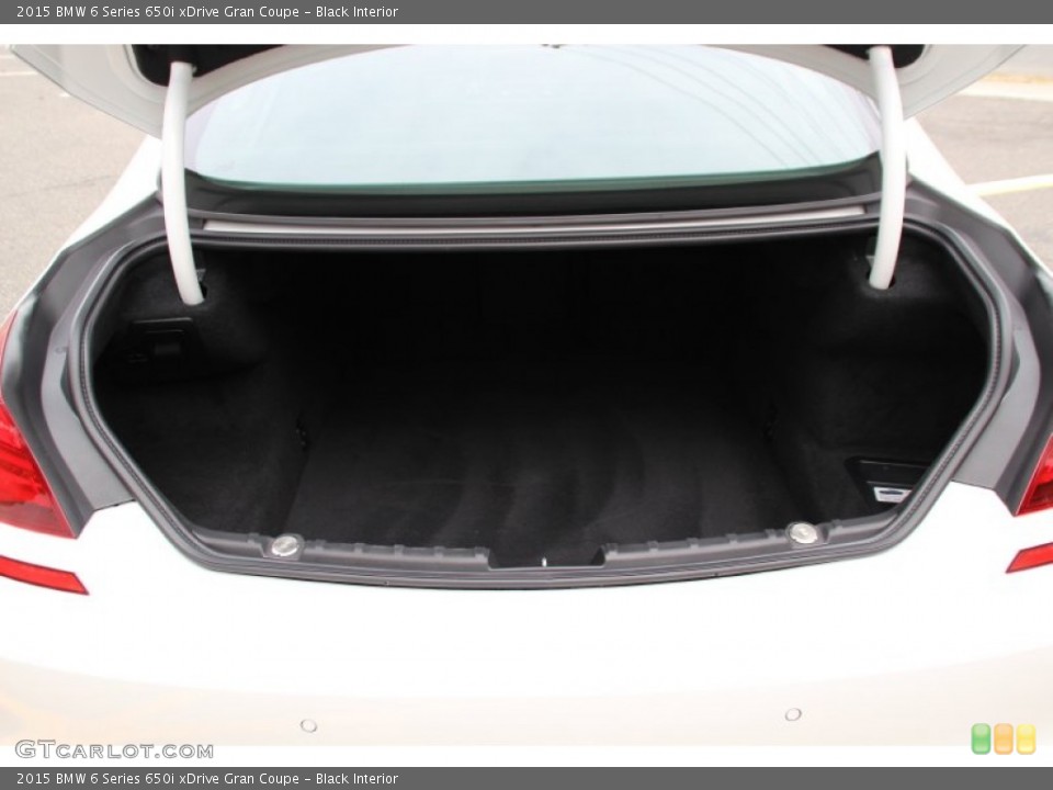 Black Interior Trunk for the 2015 BMW 6 Series 650i xDrive Gran Coupe #102259023