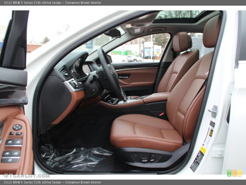 Cinnamon Brown Interior Front Seat for the 2013 BMW 5 Series 528i xDrive Sedan #102259509