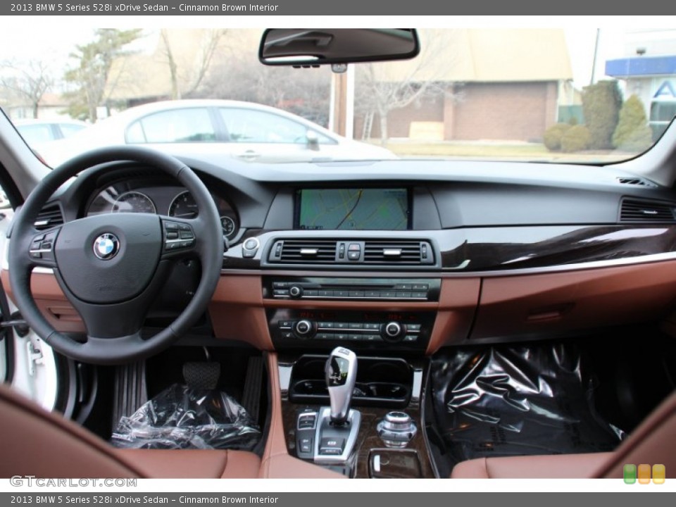 Cinnamon Brown Interior Dashboard for the 2013 BMW 5 Series 528i xDrive Sedan #102259593