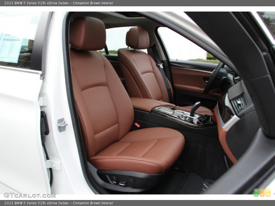 Cinnamon Brown Interior Front Seat for the 2013 BMW 5 Series 528i xDrive Sedan #102259878