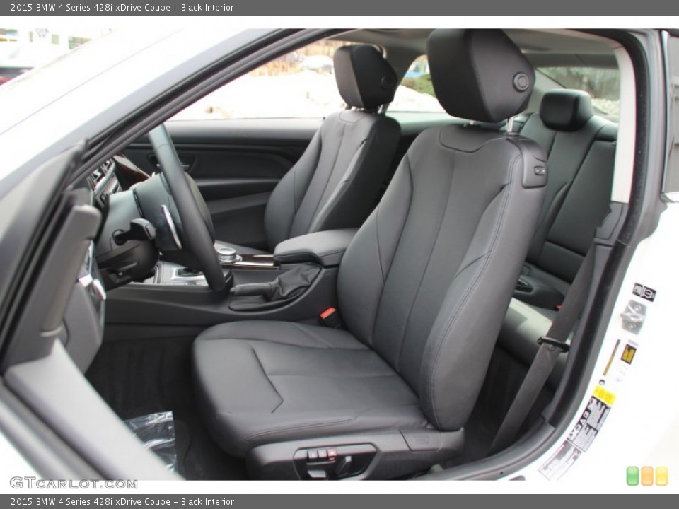 Black Interior Front Seat for the 2015 BMW 4 Series 428i xDrive Coupe #102260127