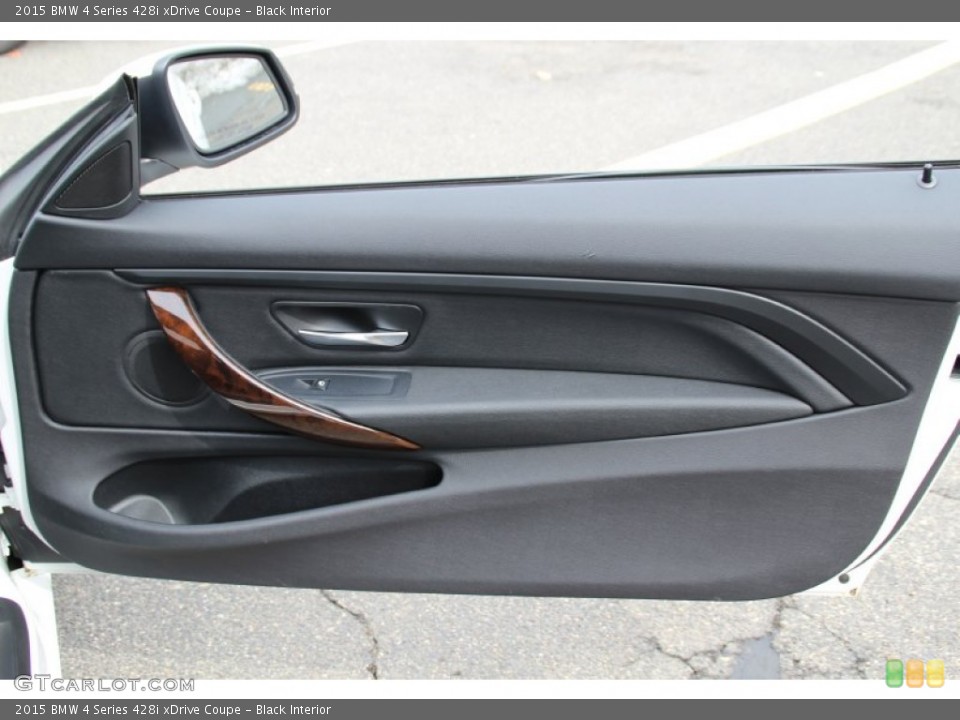 Black Interior Door Panel for the 2015 BMW 4 Series 428i xDrive Coupe #102260214