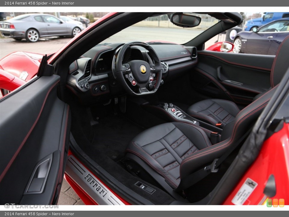 Nero Interior Prime Interior for the 2014 Ferrari 458 Spider #102262902
