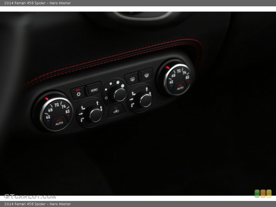 Nero Interior Controls for the 2014 Ferrari 458 Spider #102262911