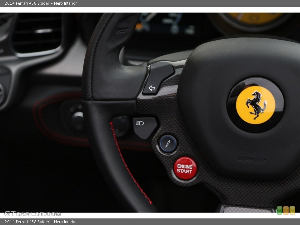 Nero Interior Controls for the 2014 Ferrari 458 Spider #102262914