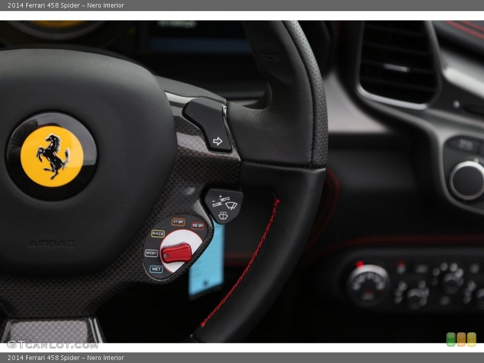 Nero Interior Controls for the 2014 Ferrari 458 Spider #102262917