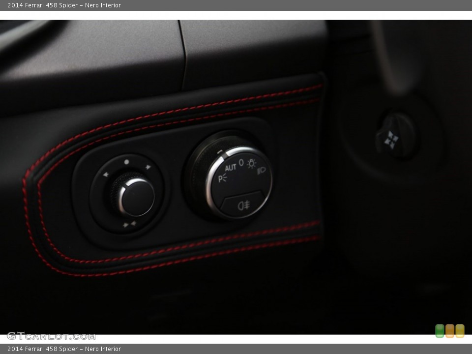 Nero Interior Controls for the 2014 Ferrari 458 Spider #102262923