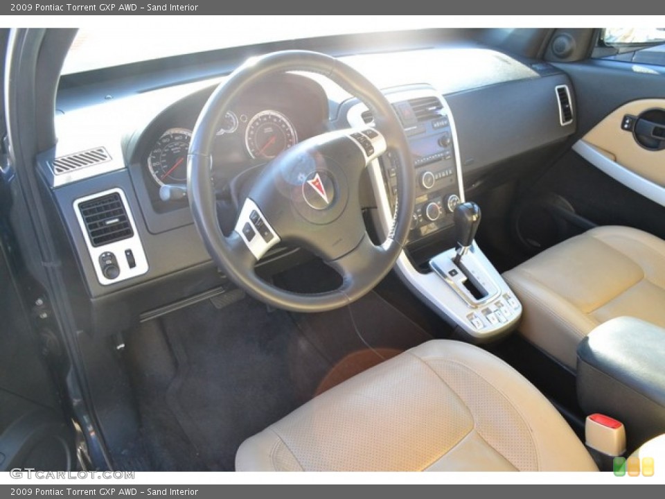 Sand Interior Prime Interior for the 2009 Pontiac Torrent GXP AWD #102264026