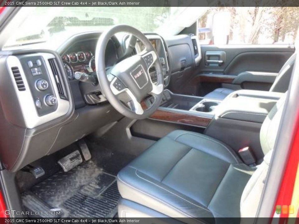 Jet Black/Dark Ash Interior Prime Interior for the 2015 GMC Sierra 2500HD SLT Crew Cab 4x4 #102265202