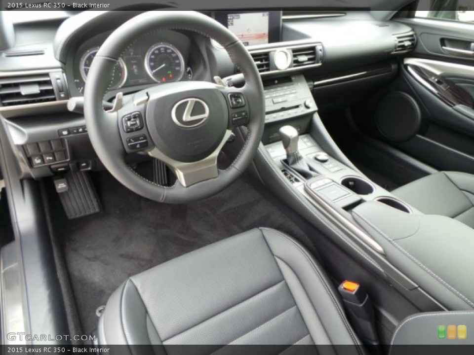 Black Interior Prime Interior for the 2015 Lexus RC 350 #102266972