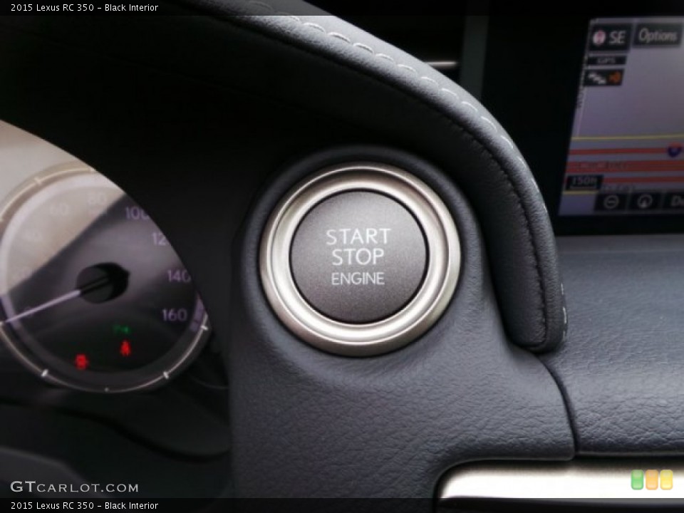 Black Interior Controls for the 2015 Lexus RC 350 #102267158