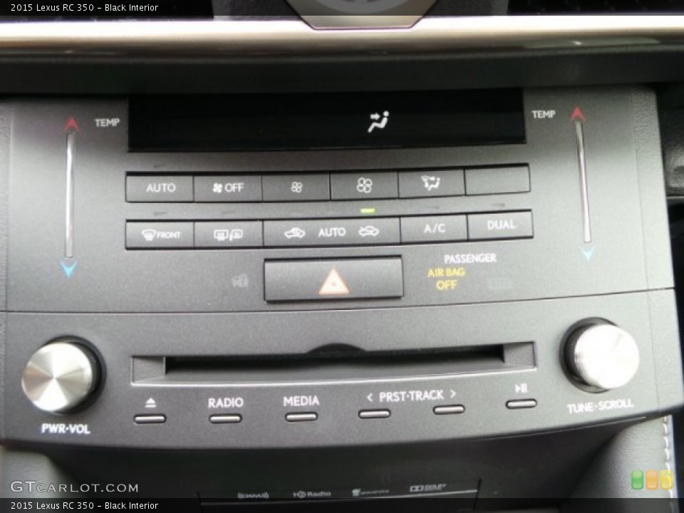 Black Interior Controls for the 2015 Lexus RC 350 #102267194
