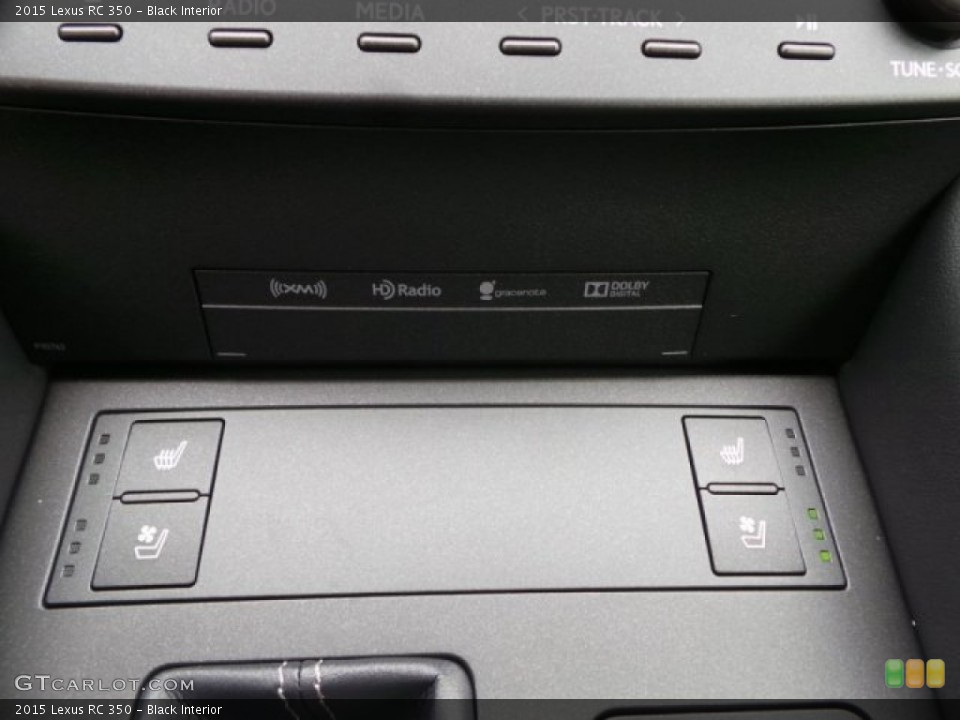 Black Interior Controls for the 2015 Lexus RC 350 #102267212