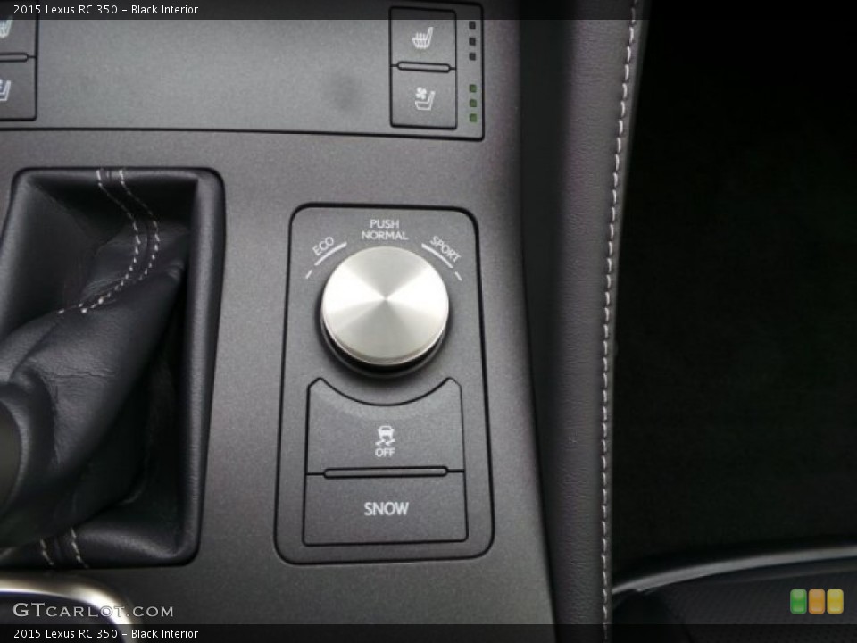 Black Interior Controls for the 2015 Lexus RC 350 #102267224
