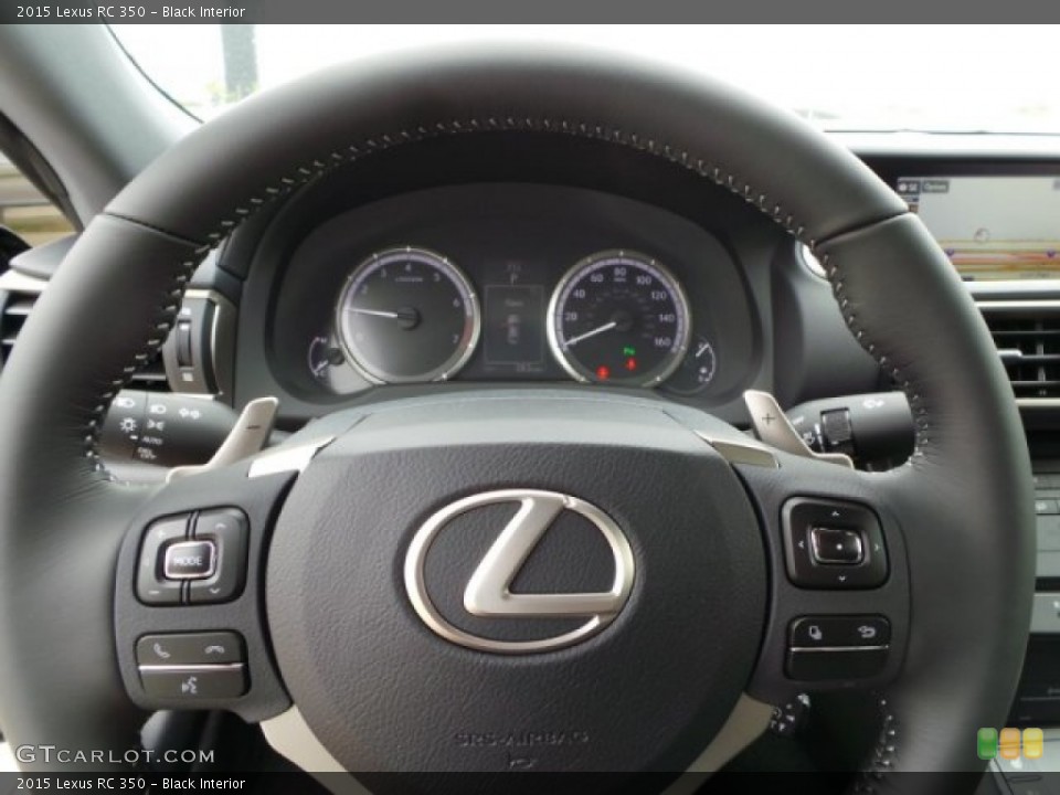 Black Interior Steering Wheel for the 2015 Lexus RC 350 #102267299