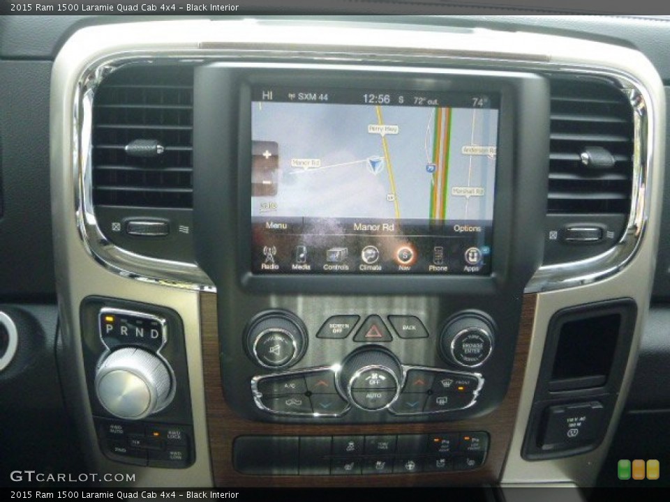 Black Interior Controls for the 2015 Ram 1500 Laramie Quad Cab 4x4 #102268945