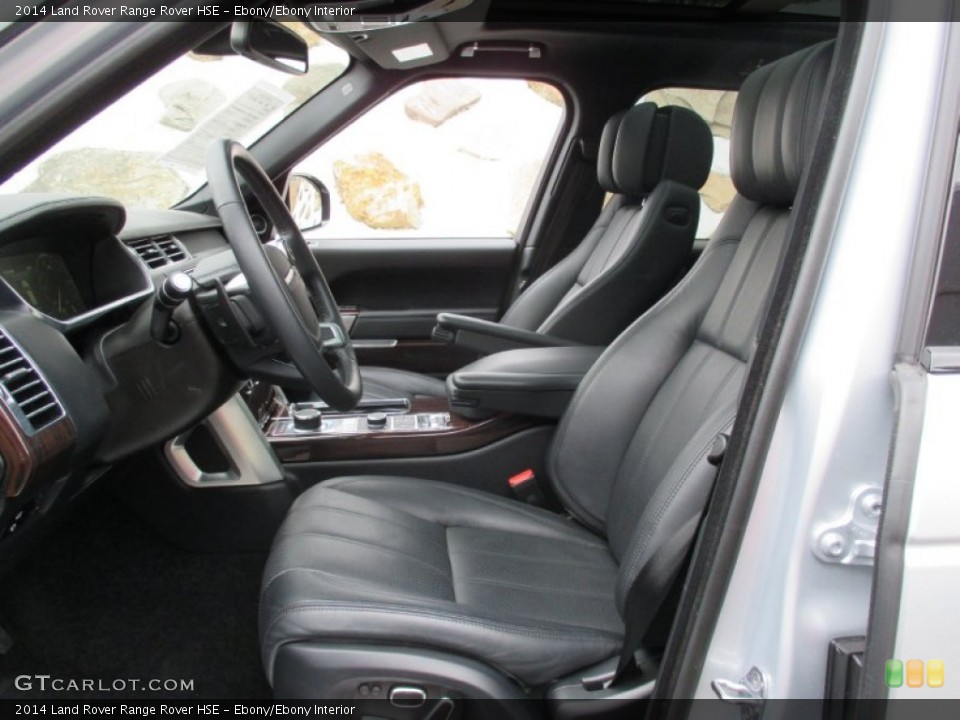 Ebony/Ebony Interior Front Seat for the 2014 Land Rover Range Rover HSE #102269132