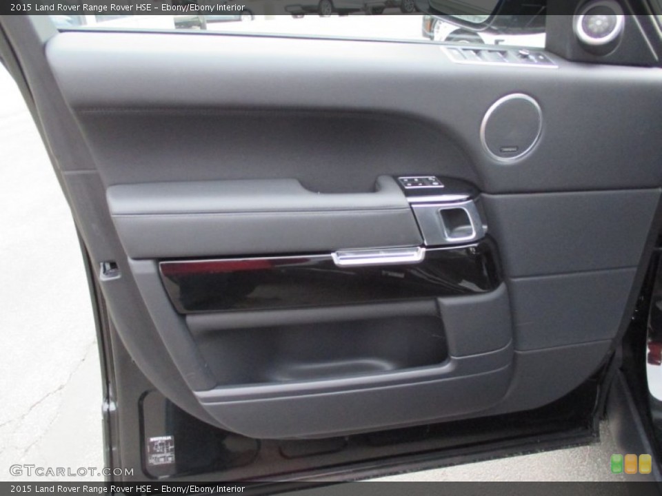 Ebony/Ebony Interior Door Panel for the 2015 Land Rover Range Rover HSE #102270599