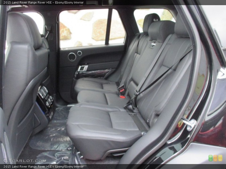 Ebony/Ebony Interior Rear Seat for the 2015 Land Rover Range Rover HSE #102270662