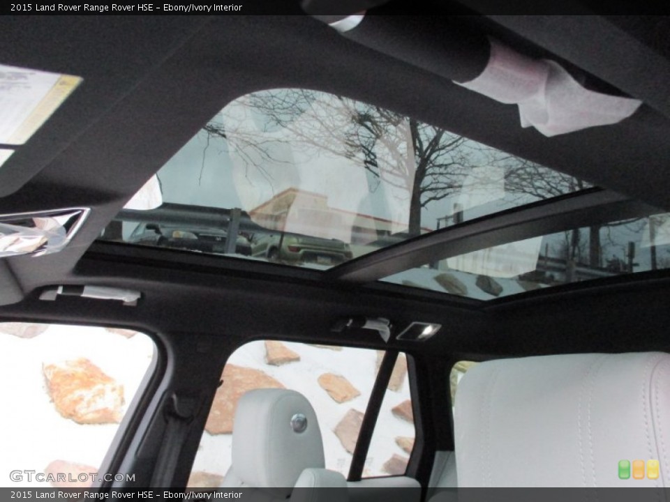 Ebony/Ivory Interior Sunroof for the 2015 Land Rover Range Rover HSE #102271004