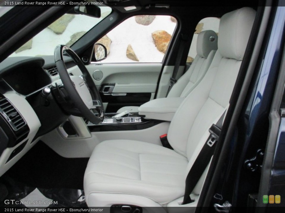 Ebony/Ivory Interior Photo for the 2015 Land Rover Range Rover HSE #102271022