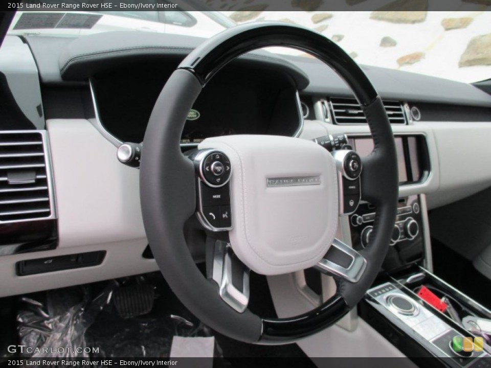 Ebony/Ivory Interior Steering Wheel for the 2015 Land Rover Range Rover HSE #102271061