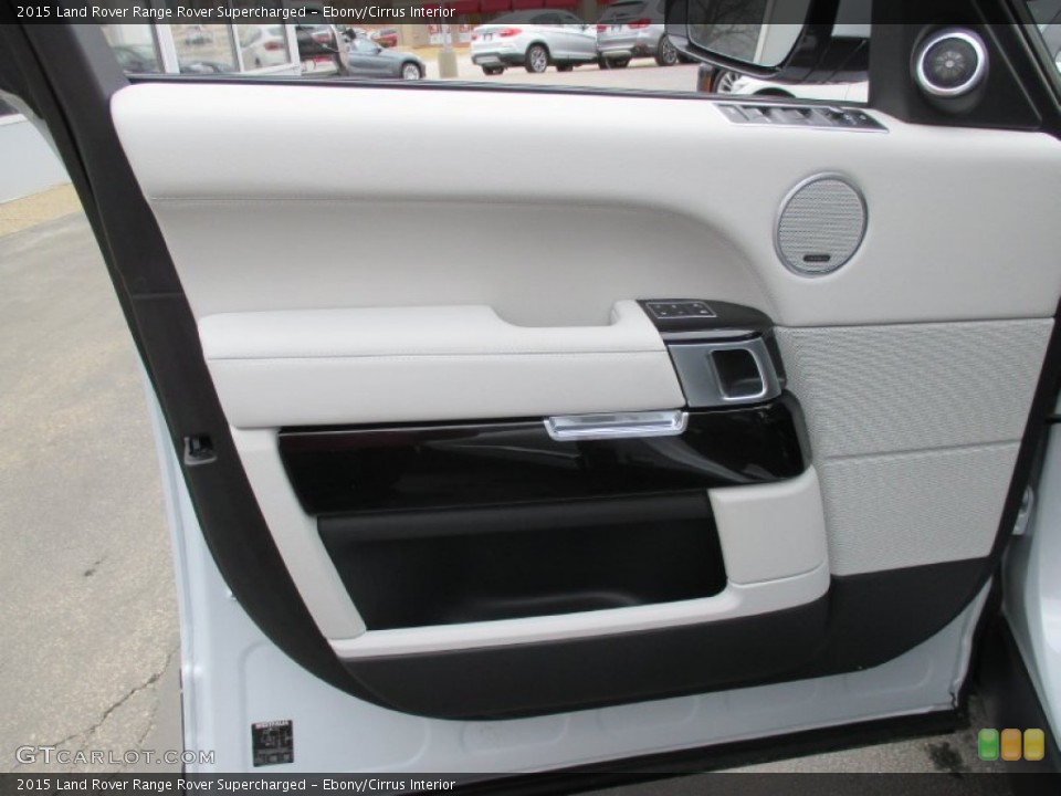 Ebony/Cirrus Interior Door Panel for the 2015 Land Rover Range Rover Supercharged #102271400