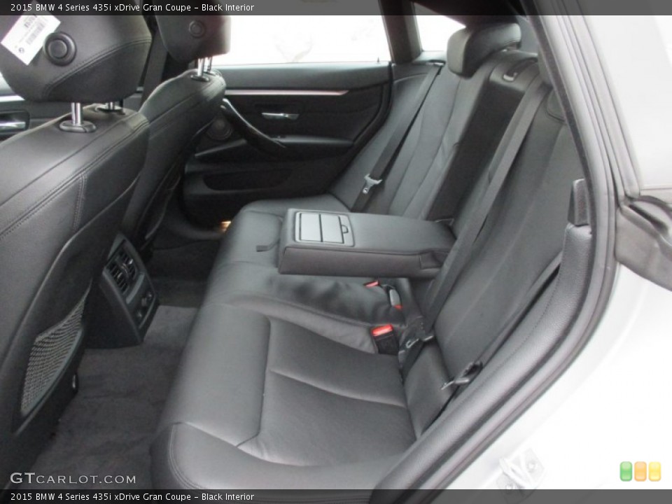 Black Interior Rear Seat for the 2015 BMW 4 Series 435i xDrive Gran Coupe #102272339