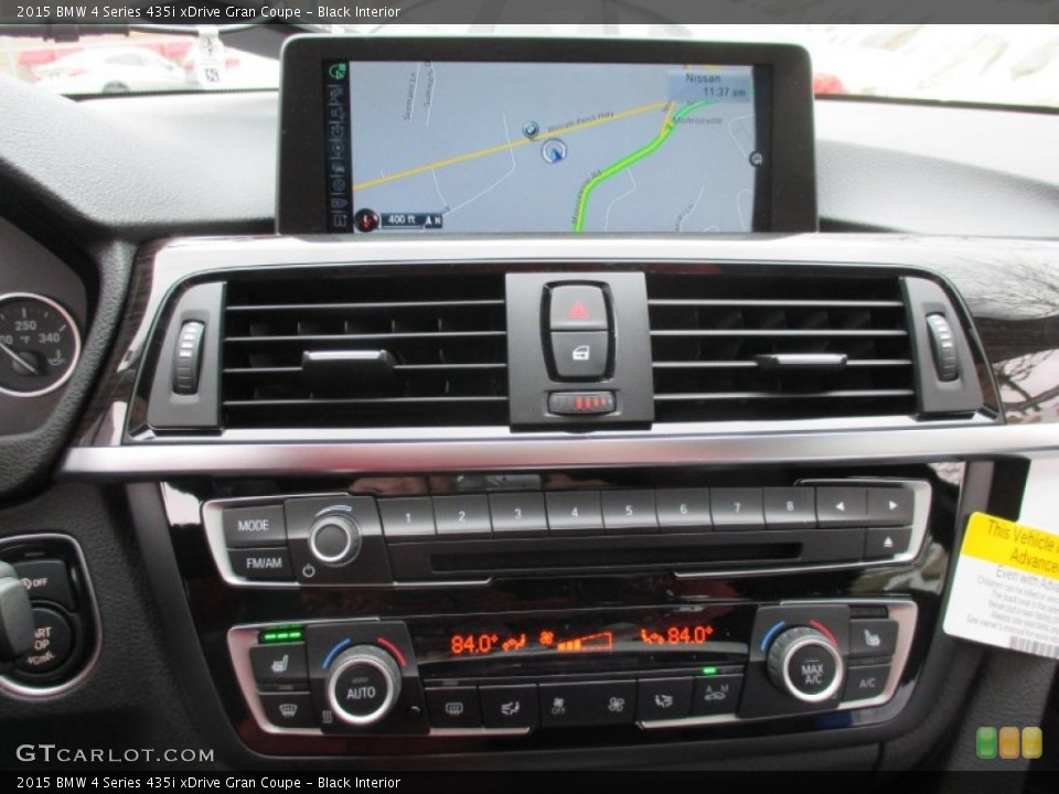 Black Interior Controls for the 2015 BMW 4 Series 435i xDrive Gran Coupe #102272426