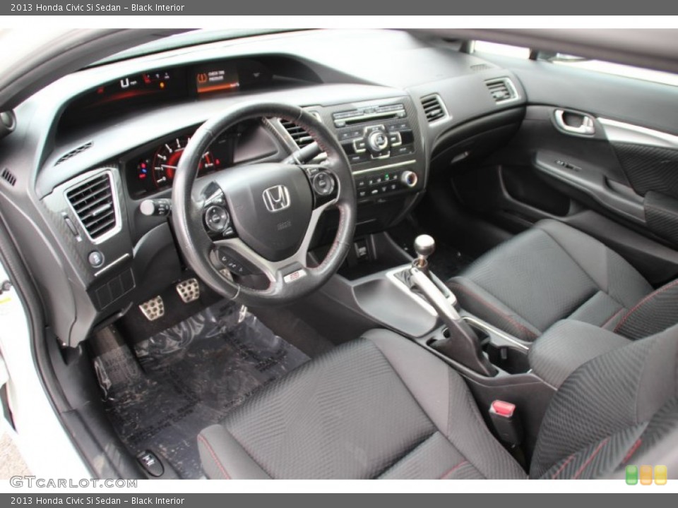 Black Interior Photo for the 2013 Honda Civic Si Sedan #102273992