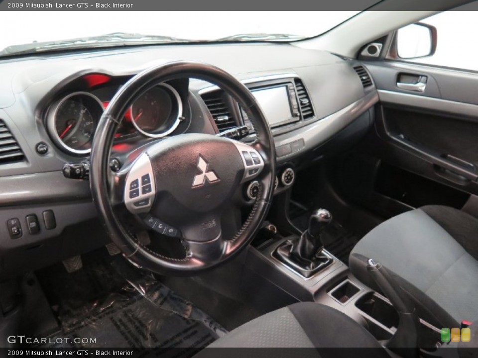 Black Interior Photo for the 2009 Mitsubishi Lancer GTS #102282593