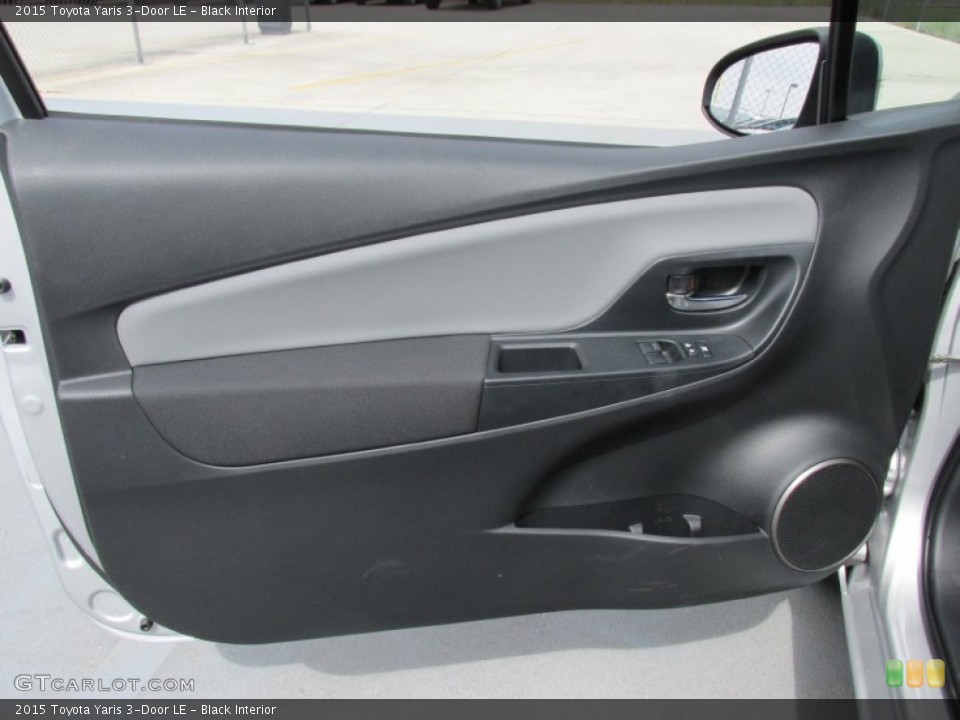 Black Interior Door Panel for the 2015 Toyota Yaris 3-Door LE #102290471